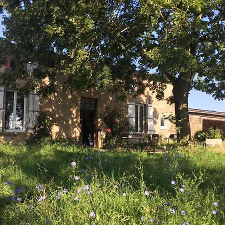 D'hotes Les Pieds Dans L'herbe 招待所 Saint-Julien-Gaulene